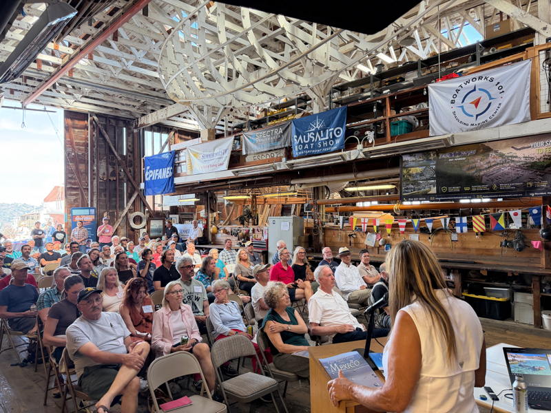 So far, there are fewer boats signed up for the Baja Ha-Ha but Patsy Verhoeven gave a great seminar to a solid crowd of cruisers.