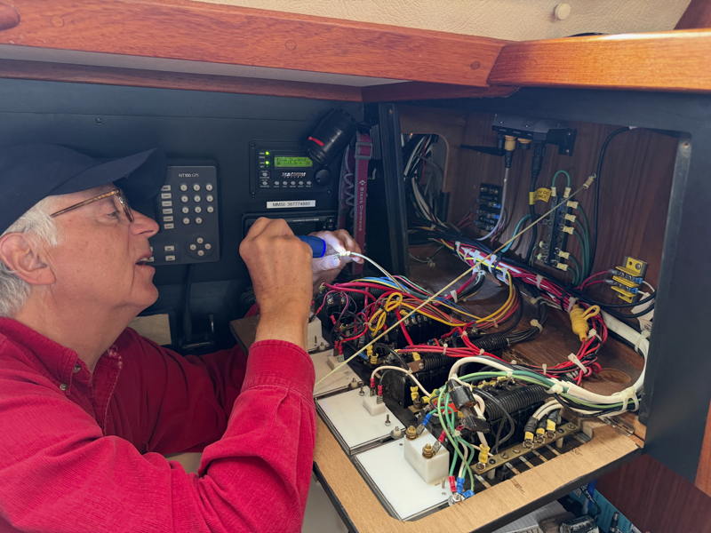 Taking a look behind your electrical panel can make you very happy there are skilled marine technicians nearby. 