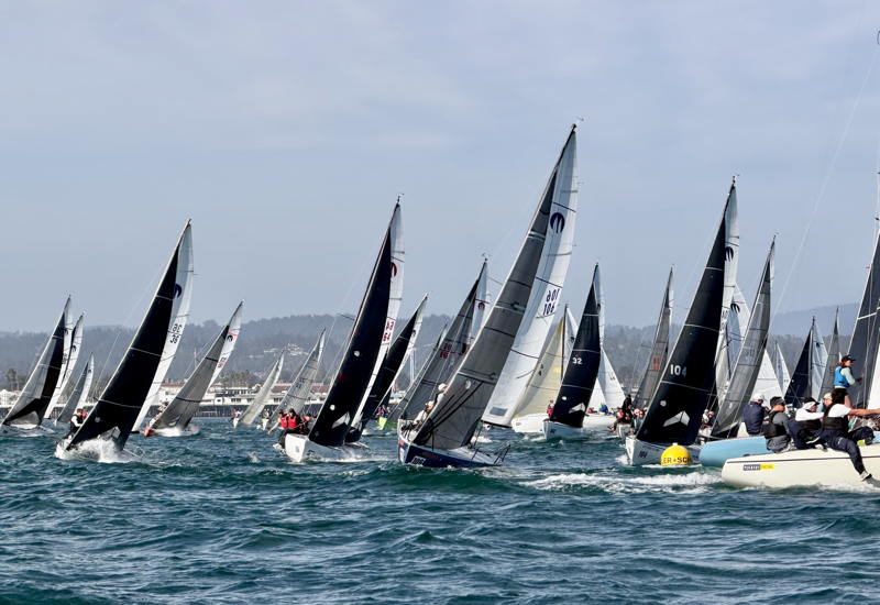 A taste of what's to come over the next three days off of Santa Cruz Harbor. 