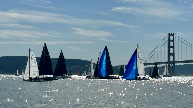 It was a picture perfect day while waiting for the wind. 