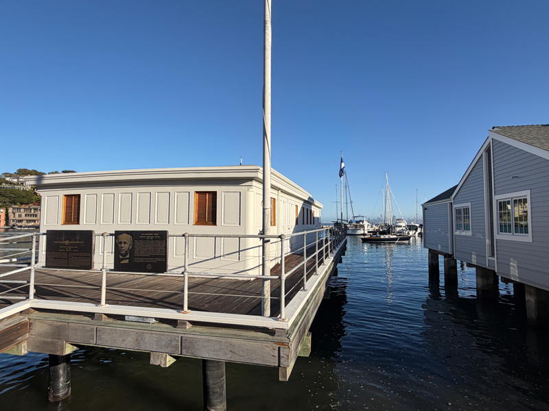 The China Cabin on the Belvedere waterfront. 
