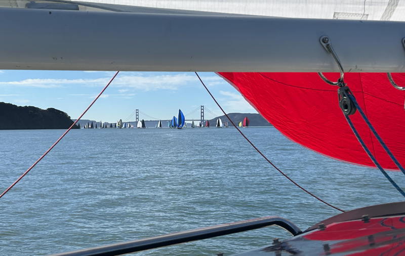 Counter clockwise through Raccon Strait was the popular direction.
