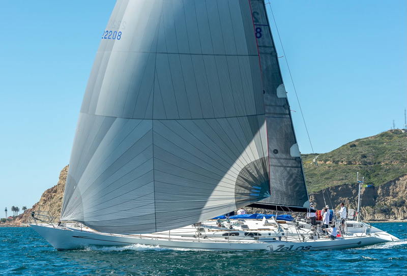 2026 Grand Poobah, Chuck Skewes will be sailing aboard this year's mothership, the Tanton 73, Velos.