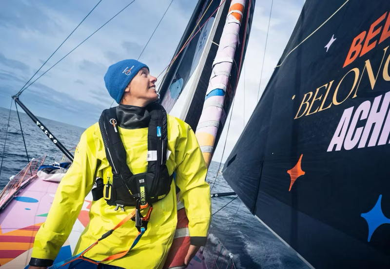 Italian by birth, Franesca Clapcitch currently lives Salt Lake City and will be racing the Route du Rhum on the IMOCA 60 11th Hour Racing.