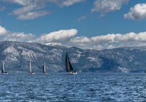 Tahoe offers an incredibly scenic backdrop for racing. 