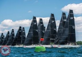 A competitive starting line at IC37 Nationals. 