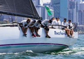 Bacchanal is one of several boats with California ties racing in the Sydney Hobart.