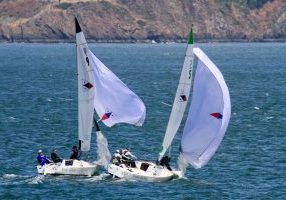Match racing on the Cityfront can get spicy.