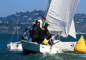 Match racing is boat-on-boat combat on the water.