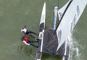 Froeb and Volker ripping up wind in South Carolina. 