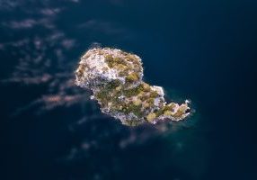 Fannelle Island Lake Tahoe. 