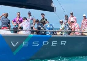 Eduardo's California connection caused him to capture this photo of Jim Schwartz's Maxi 72 Vesper.