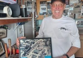 at his home workshop in 2026.