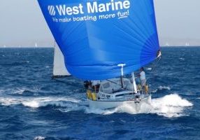 Holly Scott and the West Marine crew sailed Promotion in the 2007 Baja Ha-Ha.