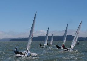 Beautiful conditions at RYC's ILCA 6 clinic. 