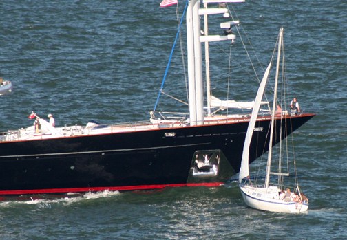 maltese falcon yacht collision