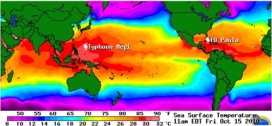 Sea Of Cortez Water Temperature Chart