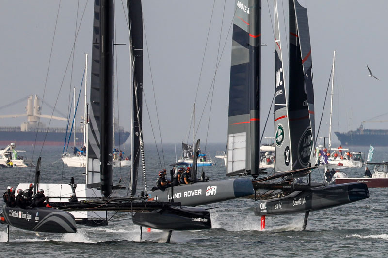 Louis Vuitton America's Cup World Series - Artemis tops Practice Race